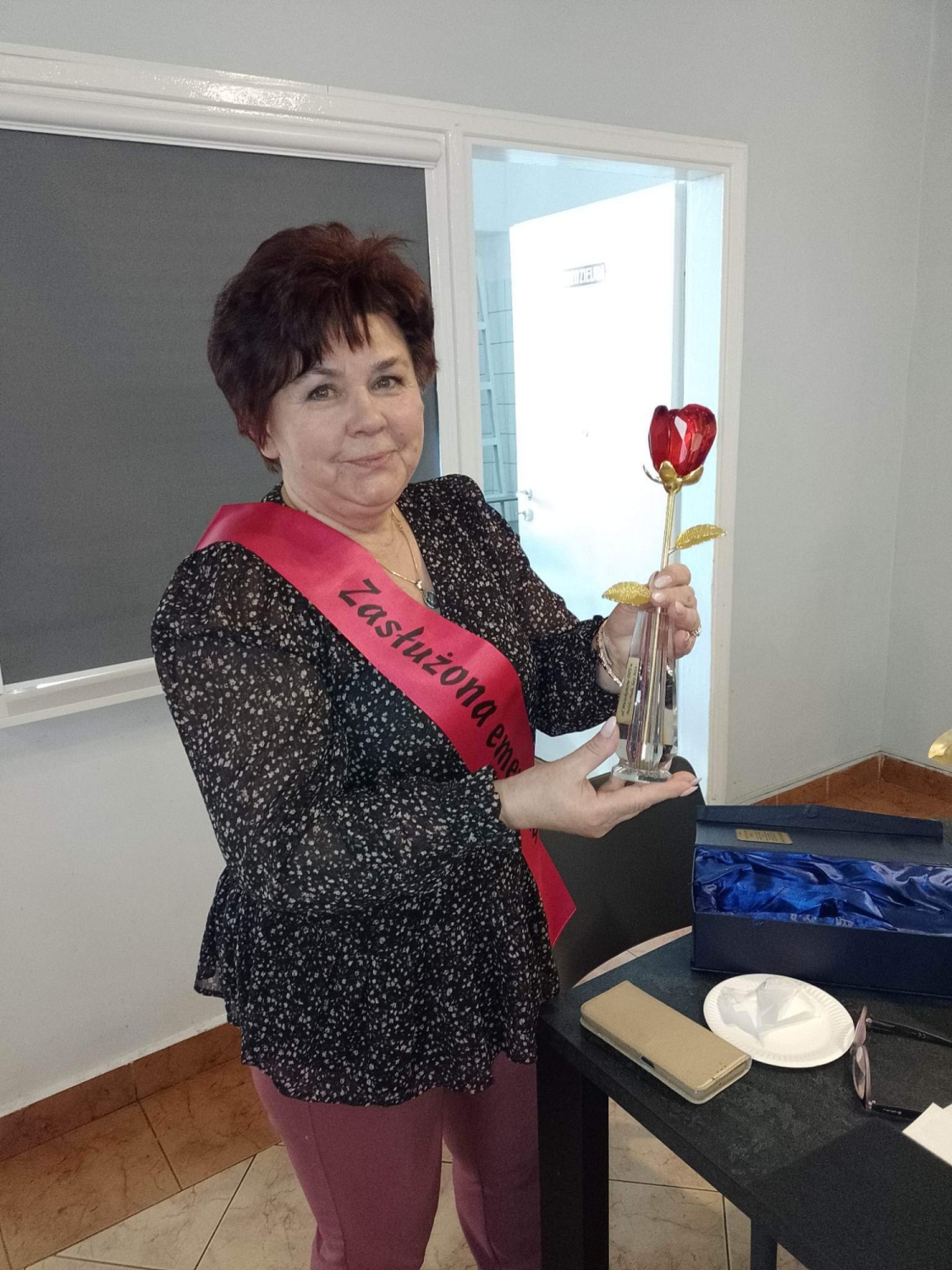 foto:Pożegnanie Pani Dyrektor przez mieszkańców
